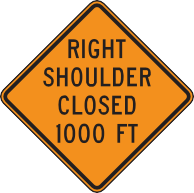 Right Shoulder Closed 1000 Ft