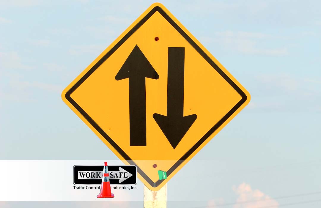 What Does a Two-Way Traffic Sign Mean? | Worksafe Traffic Control