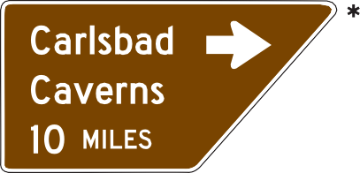 recreational road sign