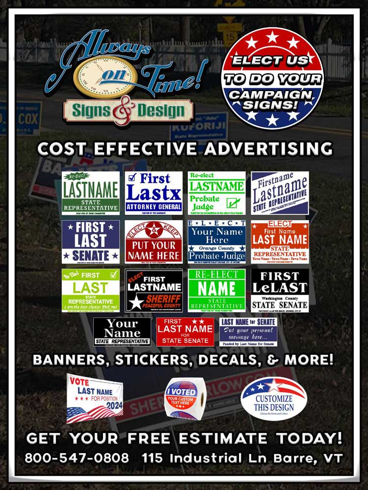 Campaign Signs Ad