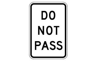 Do not pass