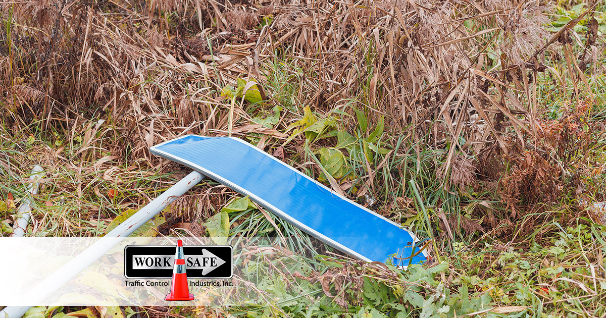Here's What To Do If You Damage A Road Sign