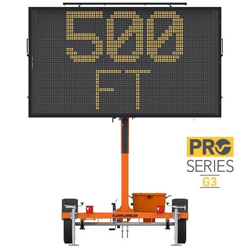 Pcms 1500 Trailer Mounted Message Sign