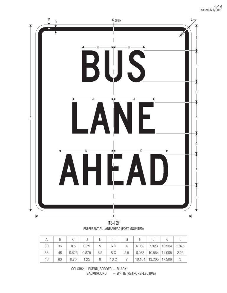 Preferential & Managed Lane Signs - Worksafe Traffic Control