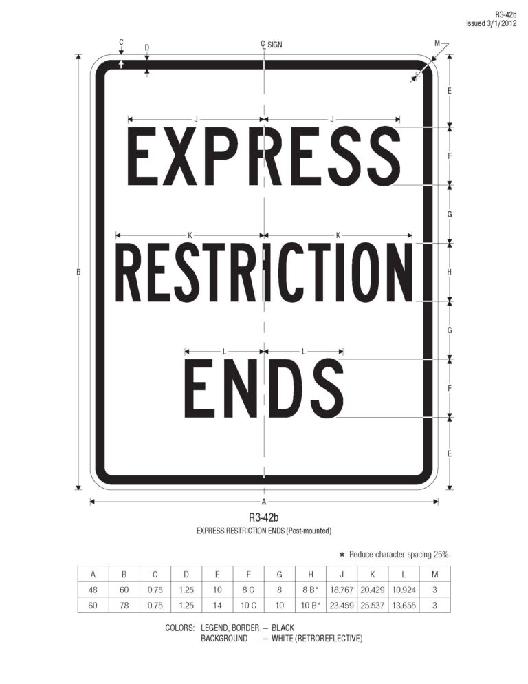 Preferential & Managed Lane Signs - Worksafe Traffic Control