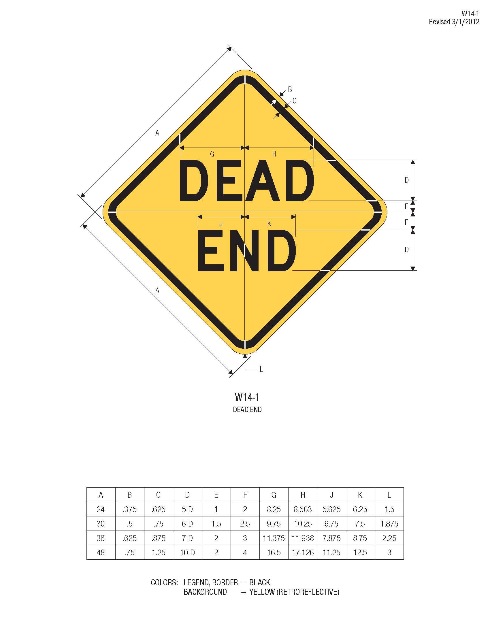 road hazard sign diamond