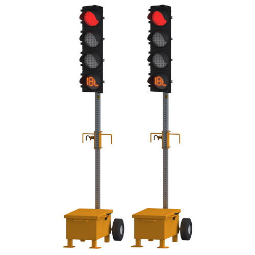 TLG-1408 / TLG-1412 Trolley-Mounted Traffic Signals