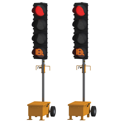 TLG-1408 / TLG-1412 Trolley-Mounted Traffic Signals