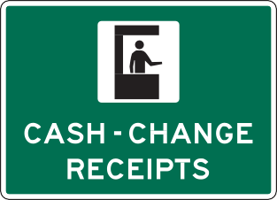 Toll sign