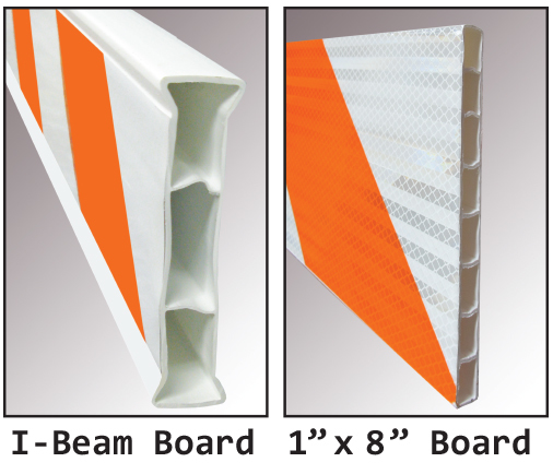 A-Frame Road Barricade Board Styles