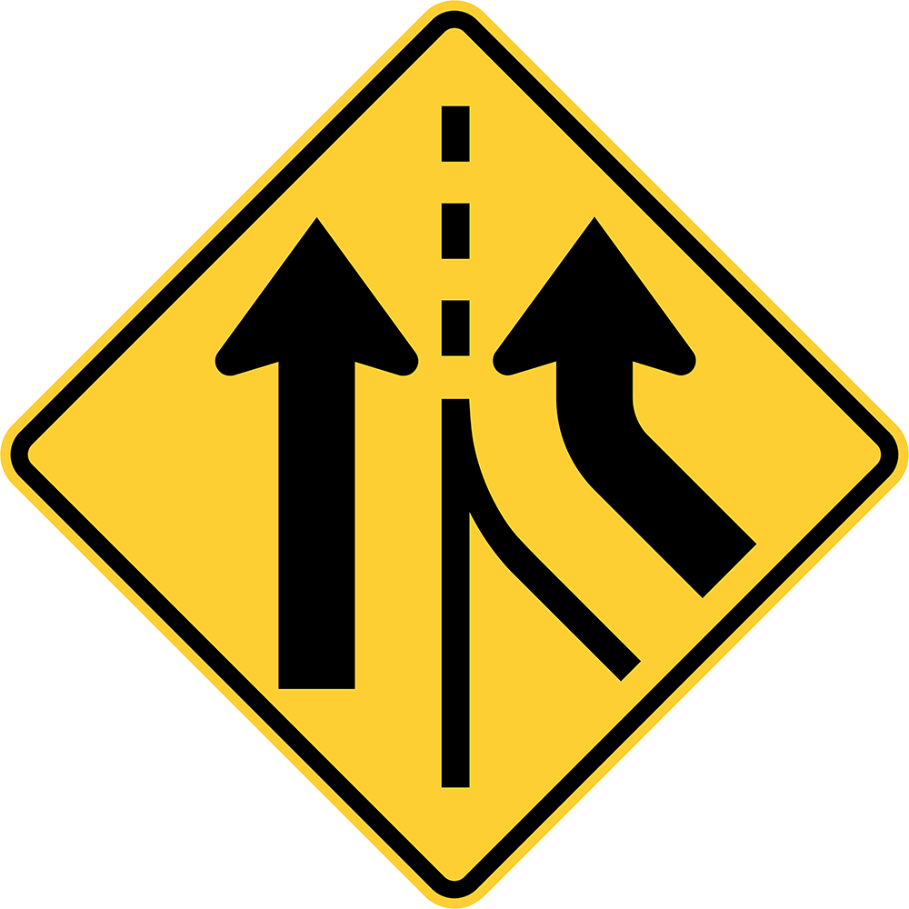 Warning Road Sign