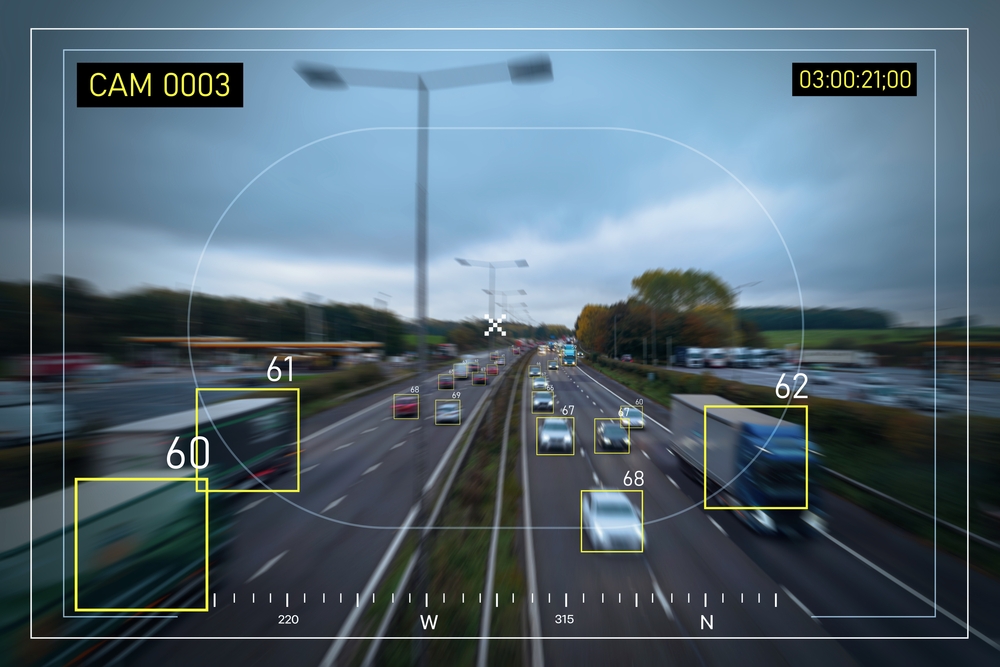 AI traffic tracking for automobile vehicle cars