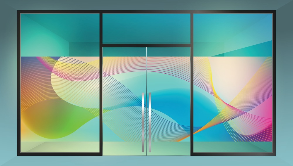 A window of graphics