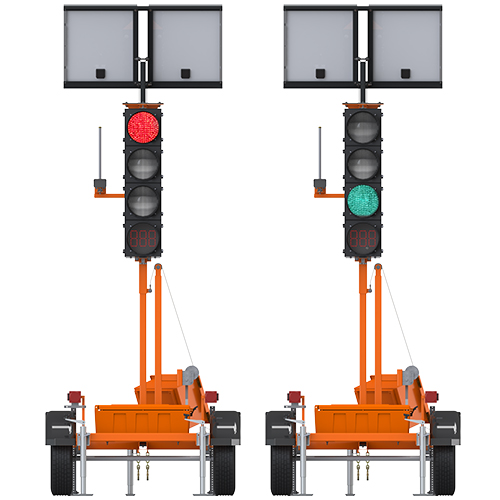 TM 548 Truck-Mounted Message Sign with LED Arrows