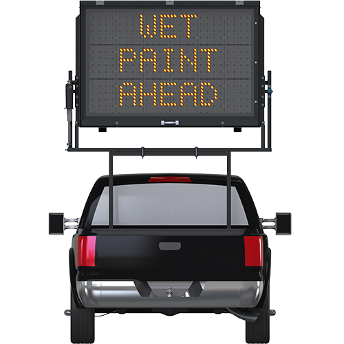 TM-3048 Truck Mounted Message Sign with Men Working Verbiage