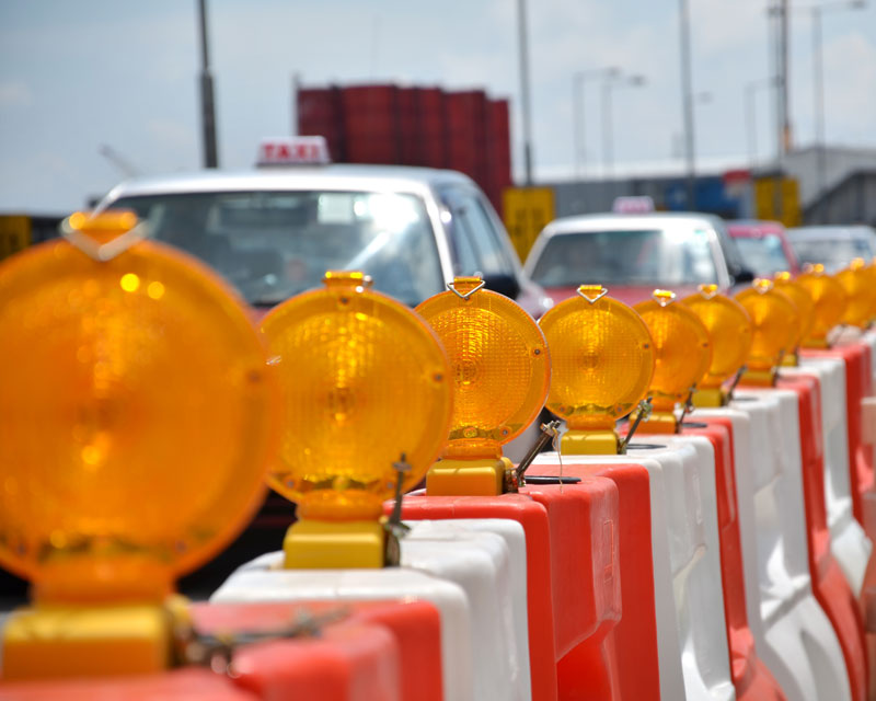 Traffic Cones With Lights