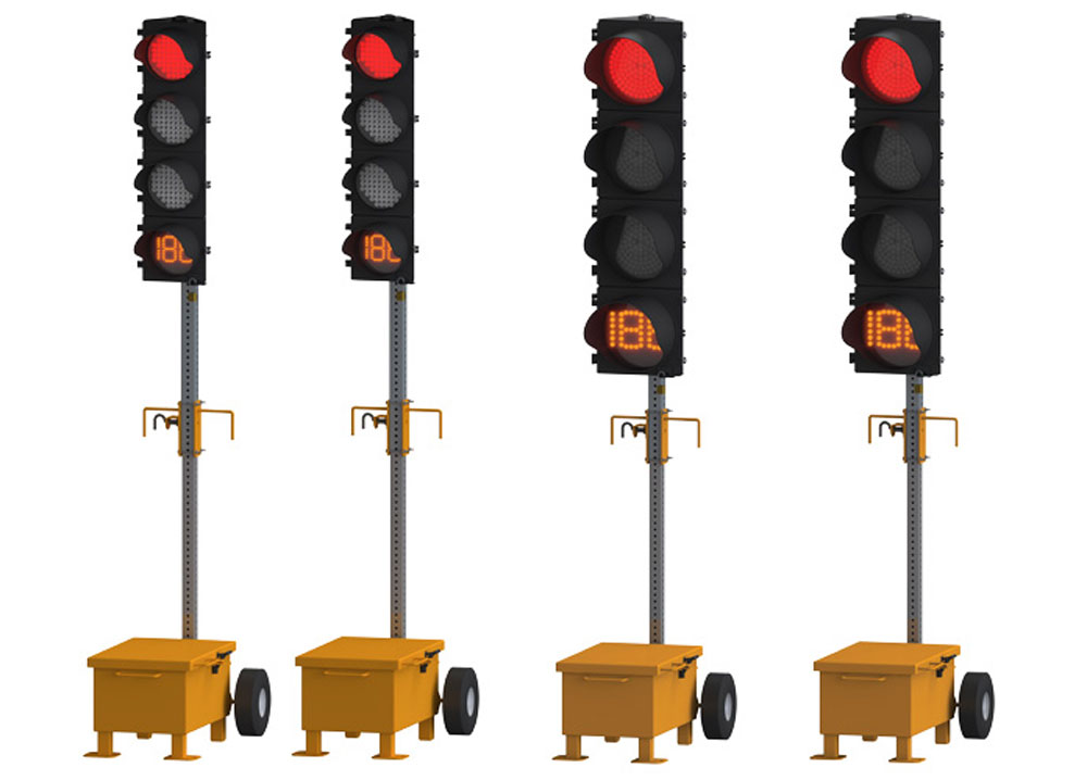 Trolley Mounted Traffic Signals
