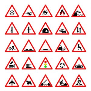 Road Hazard Warning Sign