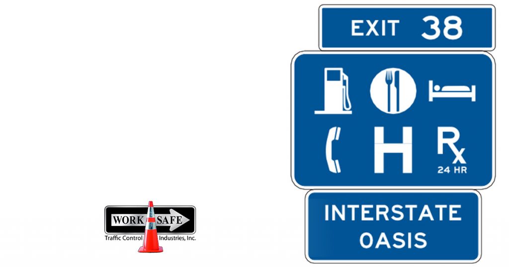 What Do Blue Road Signs Mean? Worksafe Traffic Control